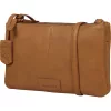 Burkely Soft Skylar konyak bőr oldaltáska, crossbody