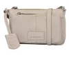 Burkely Soft Skylar Minibag bézs-szürke női bőr kézitáska, vállpánttal 20 × 6 × 13 cm