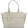 Burkely Casual Cayla törtfehér női bőr kézitáska 38 x 23 cm