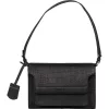 Burkely Casual Cayla fekete női bőr válltáska 23 x 15,5 cm