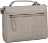 Burkely Casual Cayla világosszürke kisméretű női bőr kézitáska, vállpánttal 20 x 15 cm