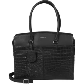   Burkely Cool Colbie fekete női bőr laptoptartós válltáska 15,6" 40 x 33 cm