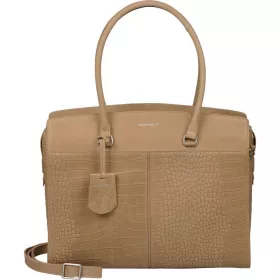   Burkely Cool Colbie drapp női bőr laptoptartós válltáska 15,6" 40 x 33 cm