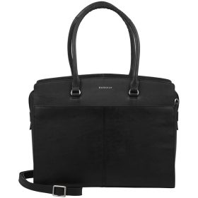   Burkely Cool Colbie fekete női bőr laptoptartós válltáska 15,6" 40 x 33 cm