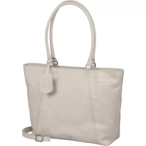 Burkely Cool Colbie törtfehér női bőr laptoptartós válltáska 15,6" 37 x 32 cm