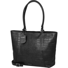   Burkely Cool Colbie fekete női bőr laptoptartós válltáska 15,6" 37 x 32 cm