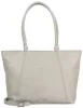 Burkely Cool Colbie Wide Tote világosszürke női bőr laptoptartós válltáska 15.6''  32 x 37 x 3 cm