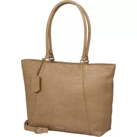   Burkely Cool Colbie drapp női bőr laptoptartós válltáska 15,6" 37 x 32 cm