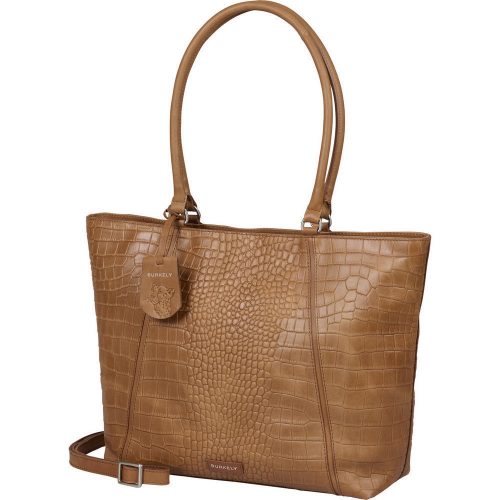 Burkely Cool Colbie konyakbarna női bőr laptoptartós válltáska 15,6" 37 x 32 cm