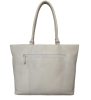 Burkely Cool Colbie Wide Tote törtfehér női bőr laptoptartós válltáska 15.6''  30 x 35 cm