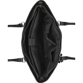   Burkely Cool Colbie Wide Tote fekete női bőr laptoptartós válltáska 15.6''  30 x 35 cm