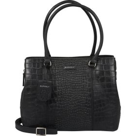   Burkely Cool Colbie fekete női bőr laptoptartós válltáska 13,3" 34 x 26 cm