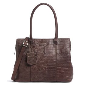   Burkely Cool Colbie barna női bőr válltáska, laptoptartóval 13,3" 34 x 26 cm