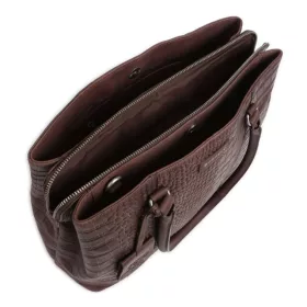   Burkely Cool Colbie barna női bőr válltáska, laptoptartóval 13,3" 34 x 26 cm