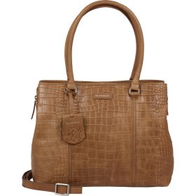   Burkely Cool Colbie konyakbarna női bőr válltáska, laptoptartóval 13,3" 34 x 26 cm