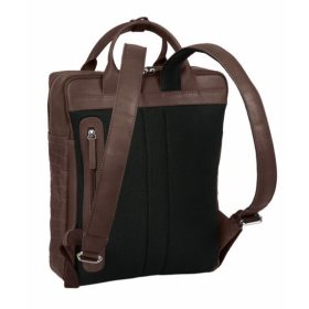   Burkely Cool Colbie sötétbarna kroko bőr hátizsák, laptop tartóval 14"