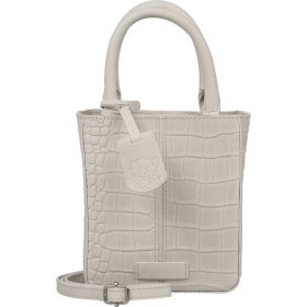   Burkely Cool Colbie törtfehér kroko női bőr kézitáska, vállpánttal  18 x 15 cm