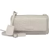 Burkely Cool Colbie törtfehér kroko női bőr mobiltartó pénztárca, vállpánttal  20 x 11 cm