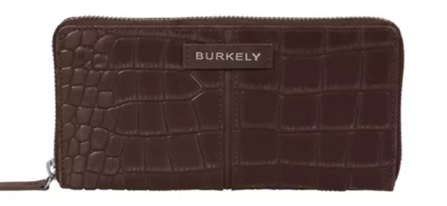 Burkely Cool Colbie sötétbarna női bőr pénztárca RFID védelemmel