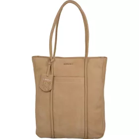   Burkely Still Selene bézs nubuk női bőr shopper 36 x 30 cm
