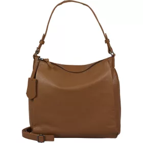   Burkely Lush Lucy konyakbarna női bőr válltáska 30 x 30 cm