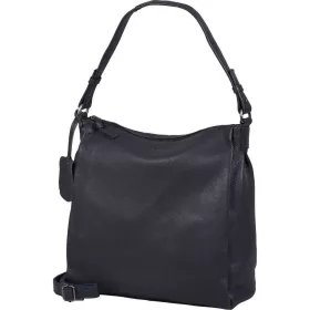   Burkely Lush Lucy sötétkék női bőr válltáska 30 x 30 cm