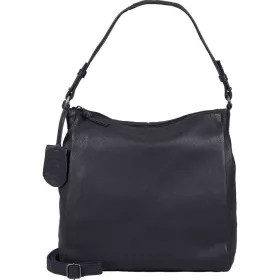   Burkely Lush Lucy sötétkék női bőr válltáska 30 x 30 cm