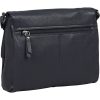 Burkely Lush Lucy sötétkék női bőr oldaltáska, crossbody 25 x 20 cm