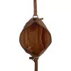 Burkely Lush Lucy konyakbarna női bőr oldaltáska, crossbody 30 x 15 cm
