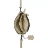 Burkely Lush Lucy törtfehér női bőr mini válltáska, crossbody 18 x 13 cm