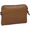 Burkely Lush Lucy konyakbarna női bőr mini válltáska, crossbody 18 x 13 cm