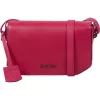 Burkely Nocturnal magenta női bőr oldaltáska, crossbody