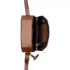 Burkely Nocturnal barna női bőr oldaltáska, crossbody