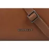 Burkely Nocturnal barna női bőr oldaltáska, crossbody