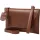 Burkely Nocturnal barna női bőr boritéktáska, crossbody