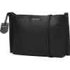 Burkely Keen Keira fekete színű női bőr oldaltáska, crossbody
