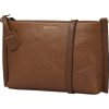 Burkely Keen Keira barna színű női bőr oldaltáska, crossbody