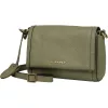 Burkely Keen Keira zöld színű női bőr oldaltáska, crossbody
