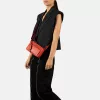 Burkely Rock Ruby piros női bőr oldaltáska, crossbody