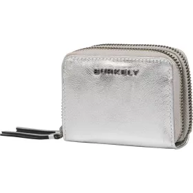   Burkely Rock Ruby ezüst színű bőr pénztárca RFID védelemmel