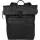 Burkely Minimal Manson Rolltop fekete bőr hátizsák, laptoptartóval 14"  37 x 29 cm