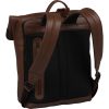 Burkely Minimal Manson Rolltop konyakbarna bőr hátizsák, laptoptartóval 14"  37 x 29 cm