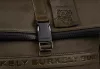 Burkely Minimal Manson Rolltop sötétzöld bőr hátizsák, laptoptartóval 14"  37 x 29 cm