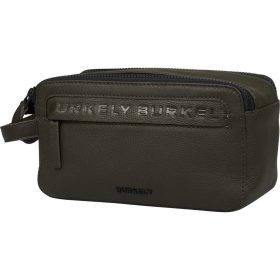   Burkely Minimal Mason sötétszürke bőr neszeszer, toalet táska 25 x 15 cm