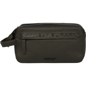   Burkely Minimal Mason sötétszürke bőr neszeszer, toalet táska 25 x 15 cm