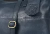 Burkely Natural Norah Workbag kék színű női bőr válltáska, kézitáska, laptop tartóval 14"