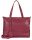 Burkely Natural Norah Workbag mályva színű női bőr válltáska, kézitáska, laptop tartóval 14"