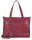 Burkely Natural Norah Workbag mályva színű női bőr válltáska, kézitáska, laptop tartóval 14"