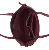 Burkely Natural Norah Workbag mályva színű női bőr válltáska, kézitáska, laptop tartóval 14"