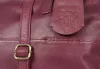 Burkely Natural Norah Workbag mályva színű női bőr válltáska, kézitáska, laptop tartóval 14"